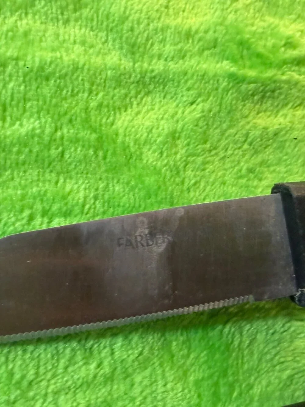 Farberware Knife Set with Black Handles and Stainless Steel Blades